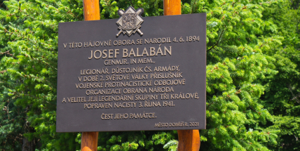 V Dobříši se uskuteční vzpomínková akce k 130. výročí narození odbojáře Balabána