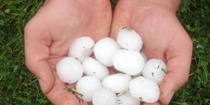 Do ČR dorazily silné bouřky, kroupy mohou být velké až deset centimetrů