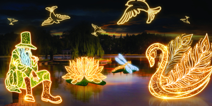 Světelná výstava rozzáří areál Nového rybníka