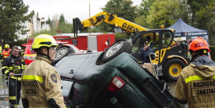 Soutěž ve vyprošťování osob u nehody obhájil vítěz z loňska Rudná u Prahy