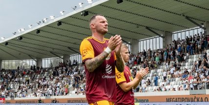 Řezníček jubilejní brankou dokonal obrat Dukly a vstoupil do Klubu kanonýrů