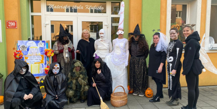 Strašidlování v příbramské mateřské škole vévodila Bílá paní