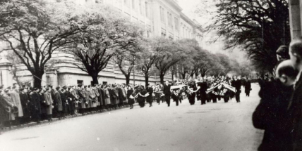 Opletalův pohřeb vyústil ve velkou protihitlerovskou demonstraci