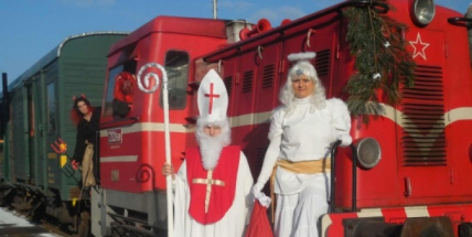 Na Příbramsko zavítají vlaky s mikulášskou nadílkou