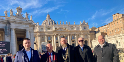 „Byl to ohromující zážitek, na který do konce svých dní nezapomenu,“ řekl starosta o setkání s papežem