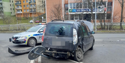 Příčinou nehody v Příbrami je nedání přednosti v jízdě