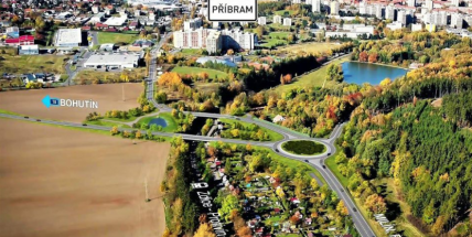 Stavba jihovýchodního obchvatu Příbrami si vyžádá přeložky silnic třetí třídy