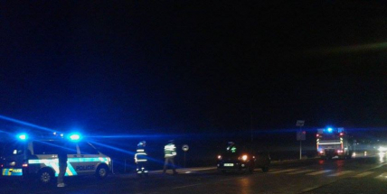V Dubenci byl sražen chodec, doprava je řízena kyvadlově