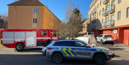 Hasiči spolu s plynaři řešili únik plynu v Příbrami