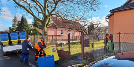Dokážeme třídit lépe, ukazují výsledky svozu odpadu z barevných popelnic od domů ve Zdaboři