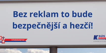 Kraj slibuje, že nelegální reklamy u krajských silnic mizí!
