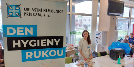 Oblastní nemocnice Příbram zve na Den hygieny rukou: Vyzkoušejte si, jak si správně mýt ruce