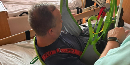 Hasiči nacvičovali zásah ve vícepodlažní budově