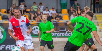 Příbram vyhrála ve druhé lize na Slavii