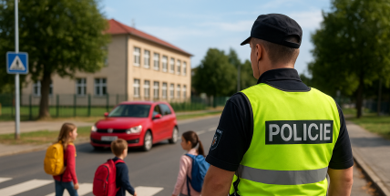 Školáci se vrací do lavic, policisté dohlédnou na jejich cestu