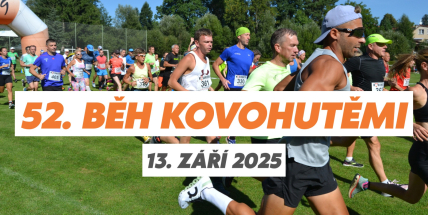52. ročník Běhu Kovohutěmi se blíží: registrace jsou již otevřené