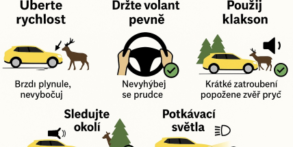Pozor na zvěř: říjen přináší zvýšené nebezpečí na silnicích