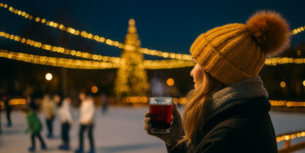 Vánoční kluziště v Příbrami poprvé. Město slibuje zážitek i dopoledne zdarma pro školáky