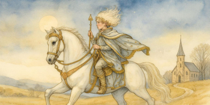 Svatý Martin v Příbrami: plášť, husy a první sníh