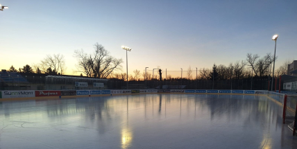 Zimní radovánky v Dobříši: Stadion otevřel své brány