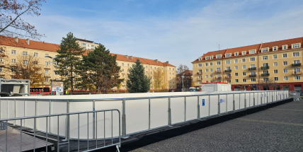 Vánoční kluziště poprvé v Příbrami