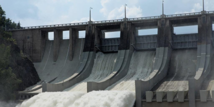Na Slapech se provádí generální oprava mostu na hrázi, vyžádá si uzavírku