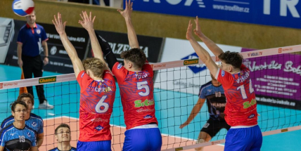 Extraliga volejbalu: Příbram padla s Kladnem 0:3, fanoušci byli slyšet