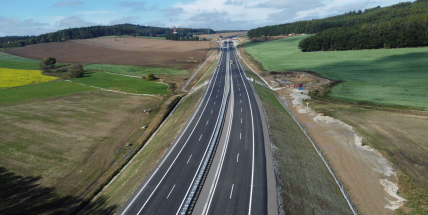 Novou D4 mezi Příbramí a Pískem využilo za první rok více než pět milionů řidičů