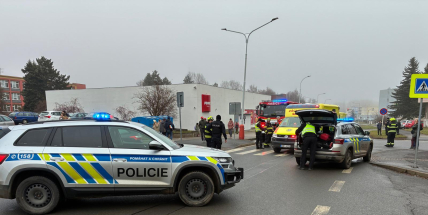 Osobní auto srazilo dítě v Seifertově ulici