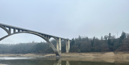 Podolský most a návrat staré Vltavy