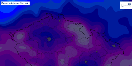 Na Česko udeřily mrazy