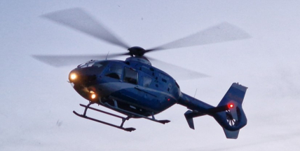 Na náměstí T. G. Masaryka přistál ve středu vrtulník