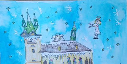 Dětské obrázky ze Svaté Hory spojily Příbramsko s Itálií i blížící se olympiádou