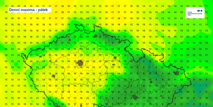 Konec dešťů a příchod jara? Meteorologové hlásí na pátek až 17 °C!