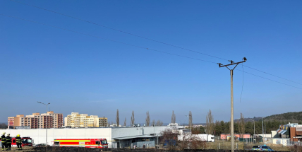 Nad McDonald'v Příbrami zasahovali hasiči