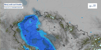 Páteční šok: Déšť se místy změní ve sněžení