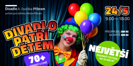 Divadlo zase bude patřit dětem. Největší rodinný festival na 50 000 m²