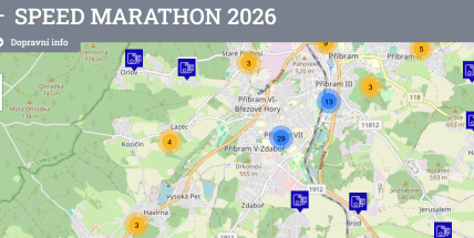 Speed Marathon se blíží. Na Příbramsku lidé navrhli desítky rizikových míst