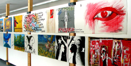 Vernisáž nového dílu projektu Nekonečné plátno v Galerii OPE