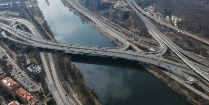 Barrandov čeká dopravní revoluce. Pražský okruh se začne rozšiřovat, ŘSD slibuje hotovo do roku 2033