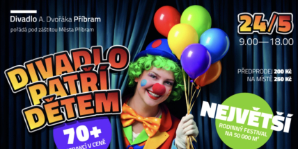 Divadlo patří dětem: největší rodinný festival na  50 000 m², jeden nezapomenutelný den