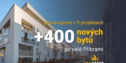 LDM Group připravuje devět projektů. Do Příbrami může přinést až 400 nových bytů