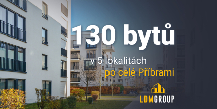 LDM Group začíná v Příbrami stavět 130 bytů. Cílem je moderní a dostupné bydlení pro město