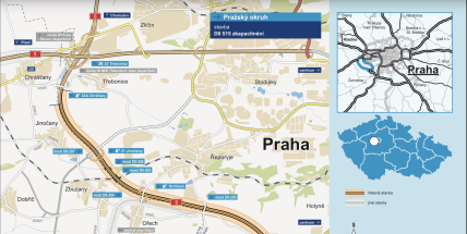 Pražský okruh čeká největší zásah za roky. ŘSD bourá mosty, začíná cesta k 3+3 pruhům
