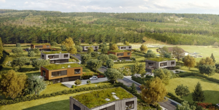 V Orlově vzniká exkluzivní projekt deseti vil. Moderní bydlení na prahu Brd láká výhledy i klidem