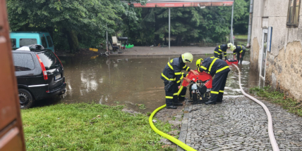 Příbram sčítá následky bouřek a postupně odstraňuje vzniklé škody