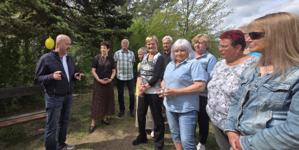 Příbramský Senior Point má nové hřiště na pétanque