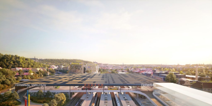 Nové autobusové nádraží vyroste přímo nad vlaky. Smíchov čeká obří proměna