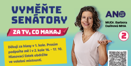 Barbora Daňhová děkuje voličům: Ve druhém kole začínáme od nuly, rozhodne každý hlas