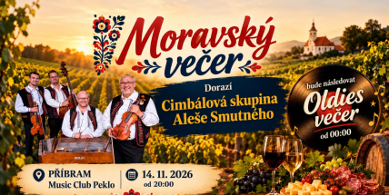 Jižní Morava v příbramském Pekle: Dorazí špičkový someliér a cimbálovka!